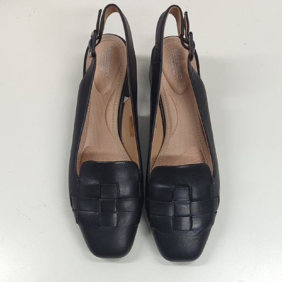 New Rockport Women's Tm Esma Slingback Flats in Black - Picture 4 of 9